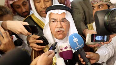 Saudi Oil Minister Ali al-Naimi speaks to reporters after a meeting in Riyadh in Sept. 2013. (File photo: Reuters)