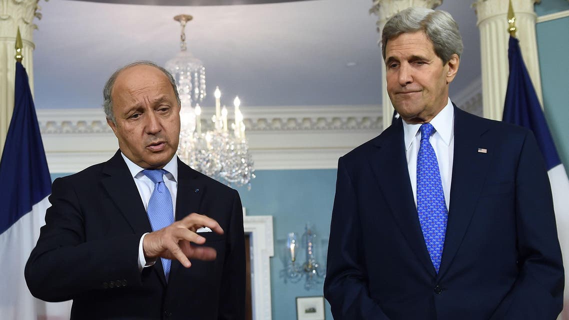 Laurent Fabius John Kerry AFP