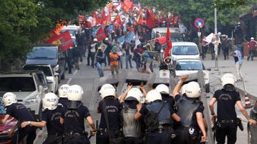 Turks protest mining disaster