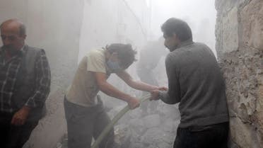 Air strikes in Syria reuters