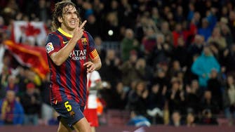Puyol bids emotional farewell to Barcelona
