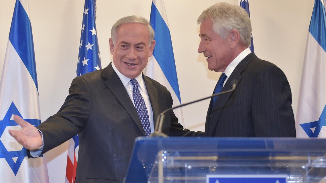 Netanyahu Hagel AFP