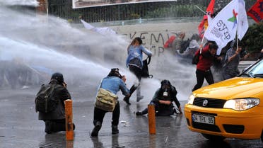 Turks protest in Istanbul