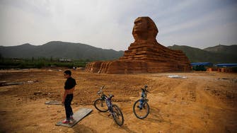 مصر تحتج دولياً على تمثال صيني يشبه "أبو الهول"
