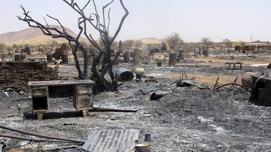 صورة ارشيفية لآثار معركة بالفاشر