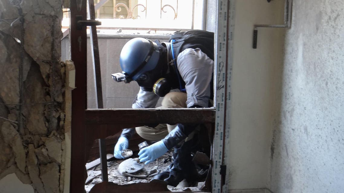 OPCW AFP Syria Chemical AFP