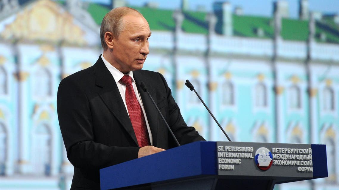 Putin Davos St. Petersburg AFP