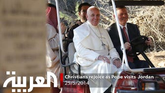 Christians rejoice as Pope kicks off Holy Land visit in Jordan