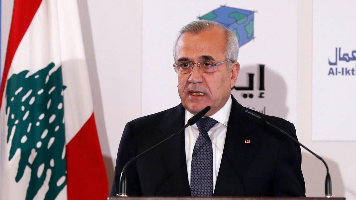 Lebanon's President Michel Suleiman speaks during the third Lebanon Economic Forum in Beirut March 8, 2014. (File photo Reuters)