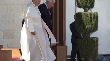 Pope arrives in Bethlehem