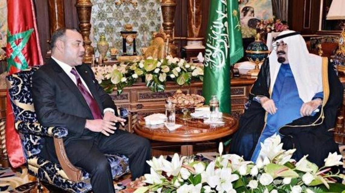 Saudi king and Morocco king