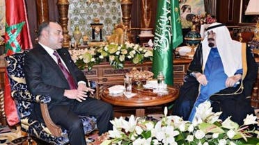 Saudi king and Morocco king