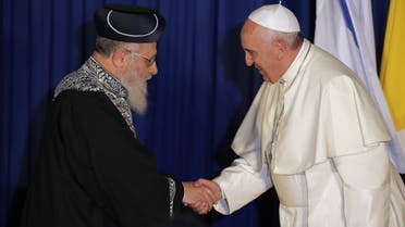 Pope Francis in third day of Holy Land visit