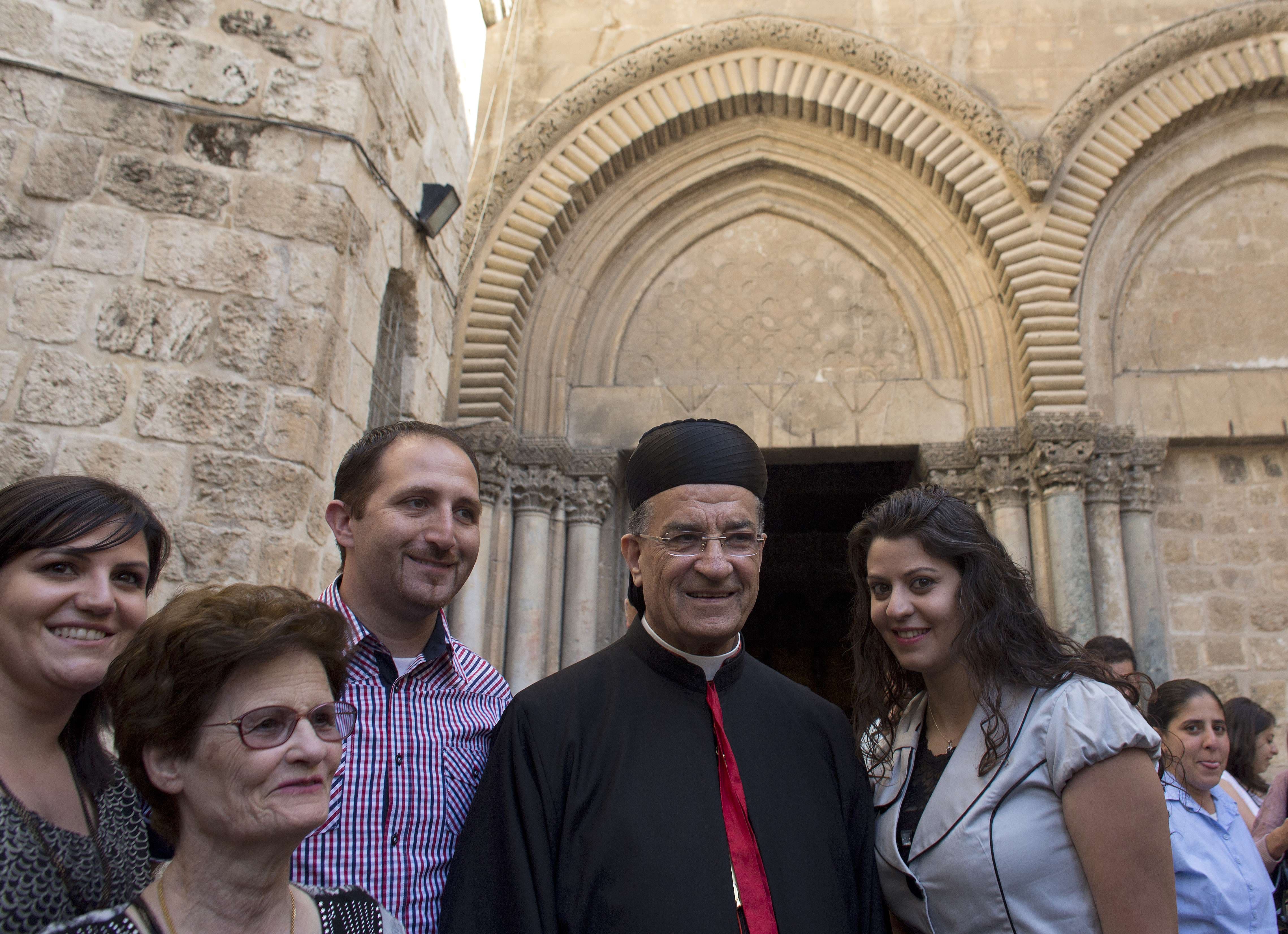Lebanese Maronite patriarch visits Jerusalem
