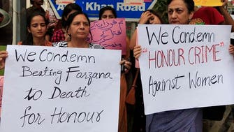 Pakistan parliament passes legislation against ‘honor killings’
