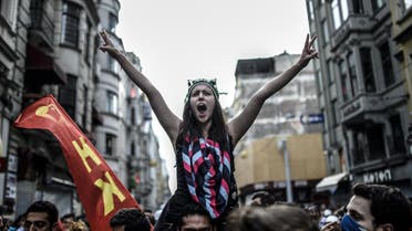 Anniversary protests in Istanbul
