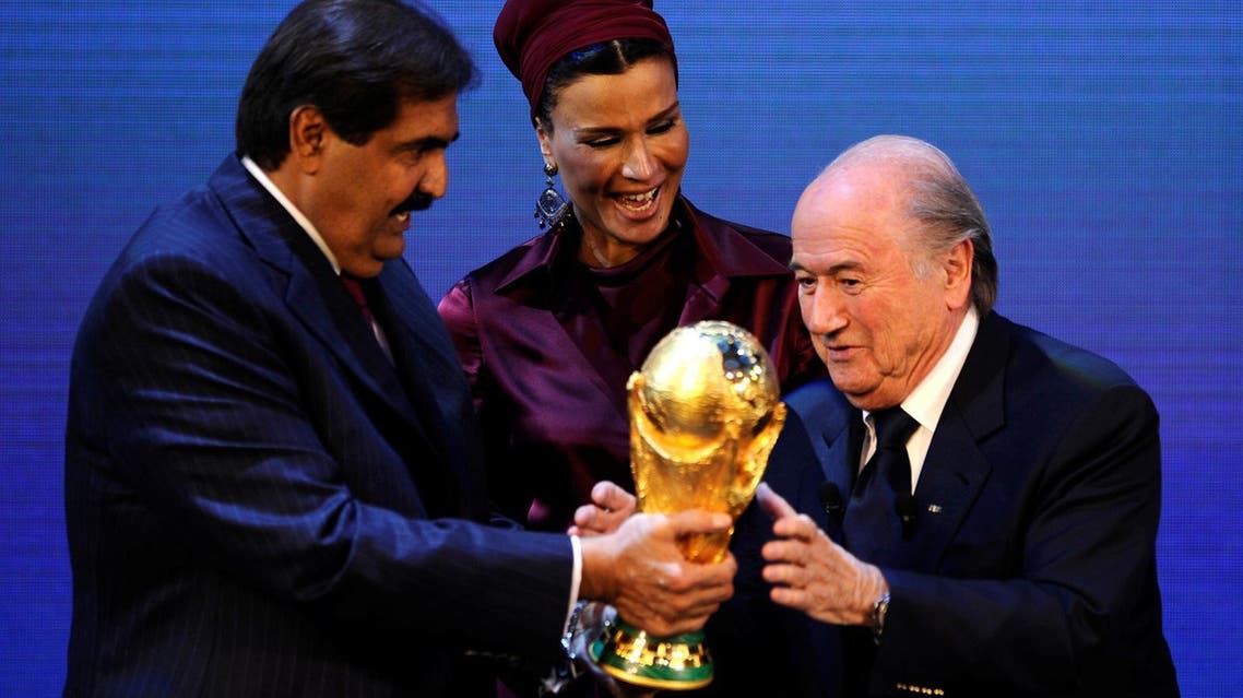Qatar Emir Sheikha Moza Set Blatter eurosport