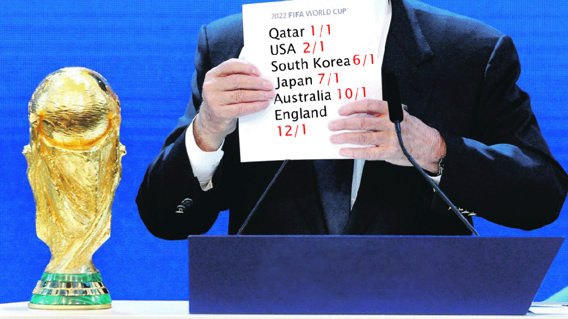 Odds on? The U.S. is the next favorite to host the 2022 World Cup after Qatar. (Al Arabiya)