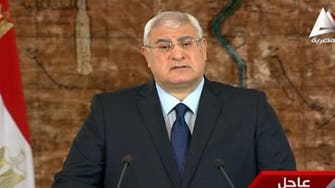 Adly Mansour: first Egypt president to enjoy ‘safe’ exit  