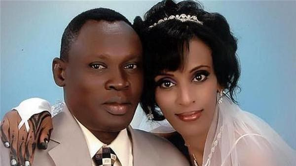 Meriam Ibrahim married a Christian man from southern Sudan in a church ceremony in 2011. (Photo courtesy of The Telegraph)