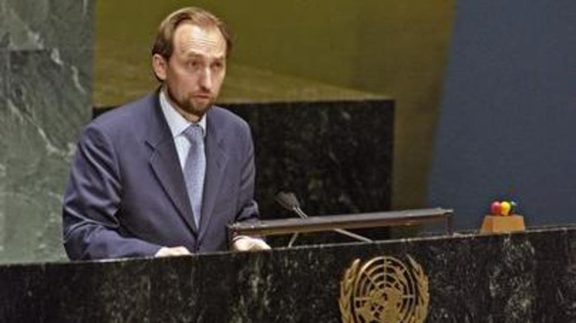 Prince Zeid in late April said he would resign as ambassador to the U.N.