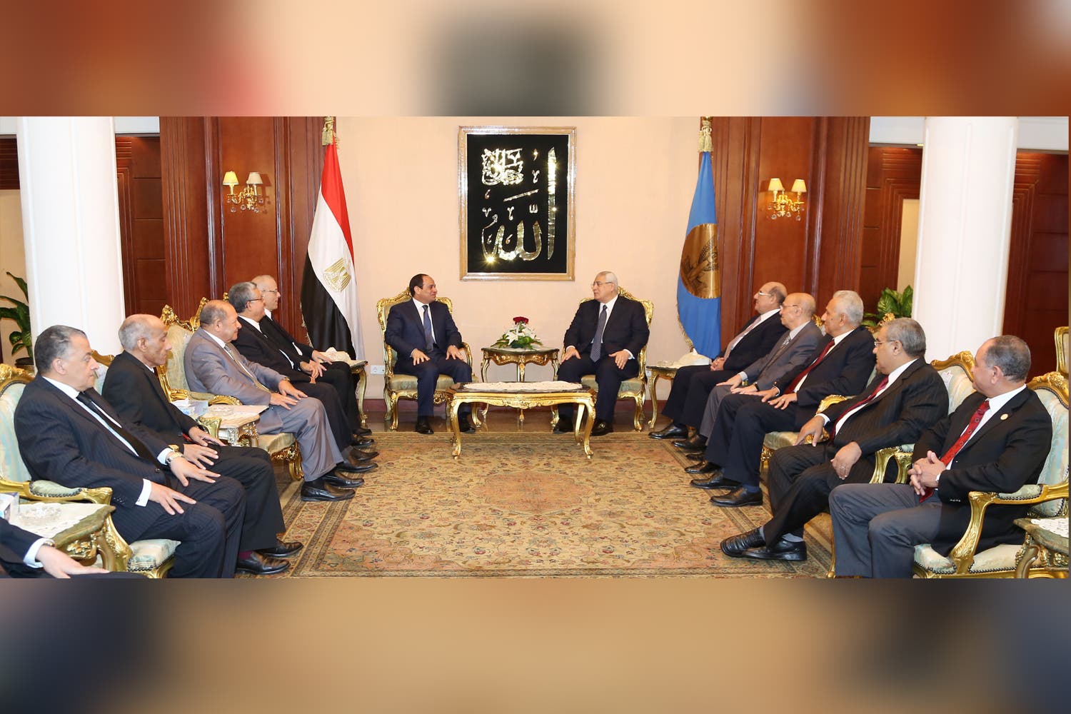 السيسي أدى اليمين 2