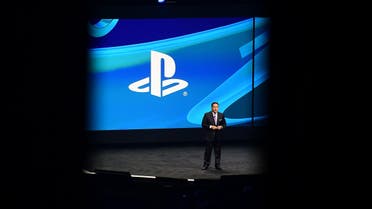 Shawn Layden, President and CEO of Sony Computer Entertainment America, speaks at the Sony Playstation press conference on the eve of the annual E3 video game extravaganza in Los Angeles, California on June 9, 2014 