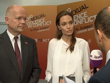 Jolie speaks to Al Arabiya on sexual violence | Al Arabiya English