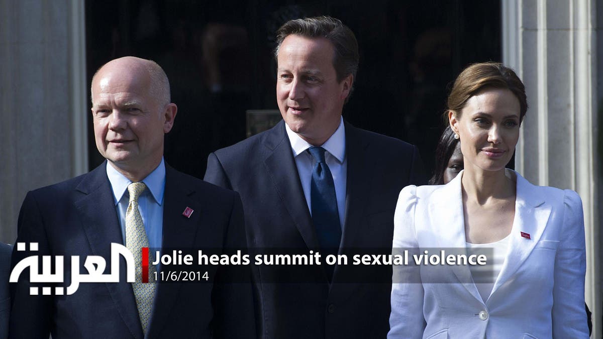 Jolie heads summit on sexual violence
