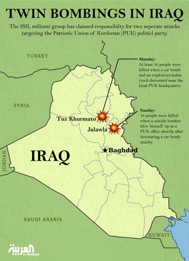 Infographic: Twin bombings in Iraq
