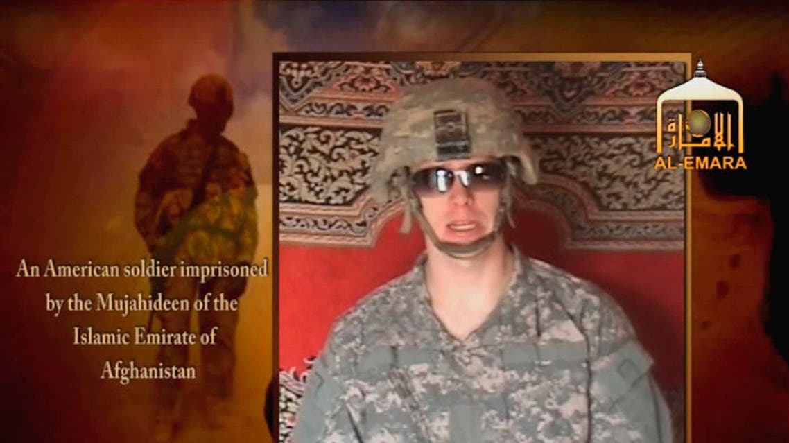 Undated image from video footage taken from a Taliban-affiliated website shows a man who says he is Private First Class Bowe R. Bergdahl,