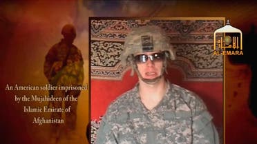Undated image from video footage taken from a Taliban-affiliated website shows a man who says he is Private First Class Bowe R. Bergdahl,