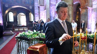 Ukraine president ready for talks if pro-Russia rebels lay down arms