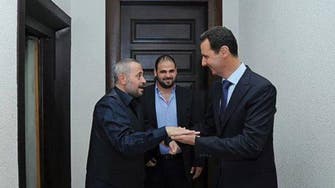 Prominent Syrian singer George Wassouf visits Assad