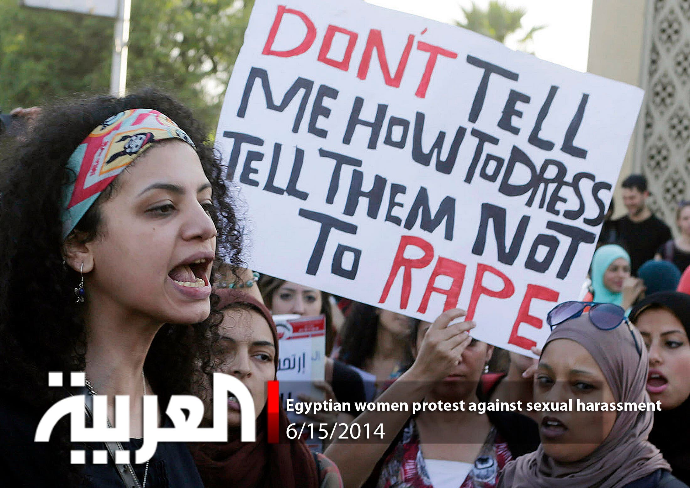 Egyptian women protest against sexual harassment - Al Arabiya English2200 x 1558