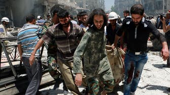 Activists: 20 dead in Syria barrel bomb attack in Aleppo 