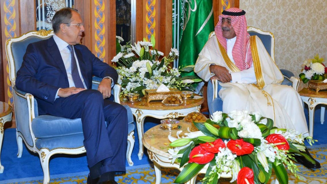 الأمير مقرن بن عبد العزيز ولافروف