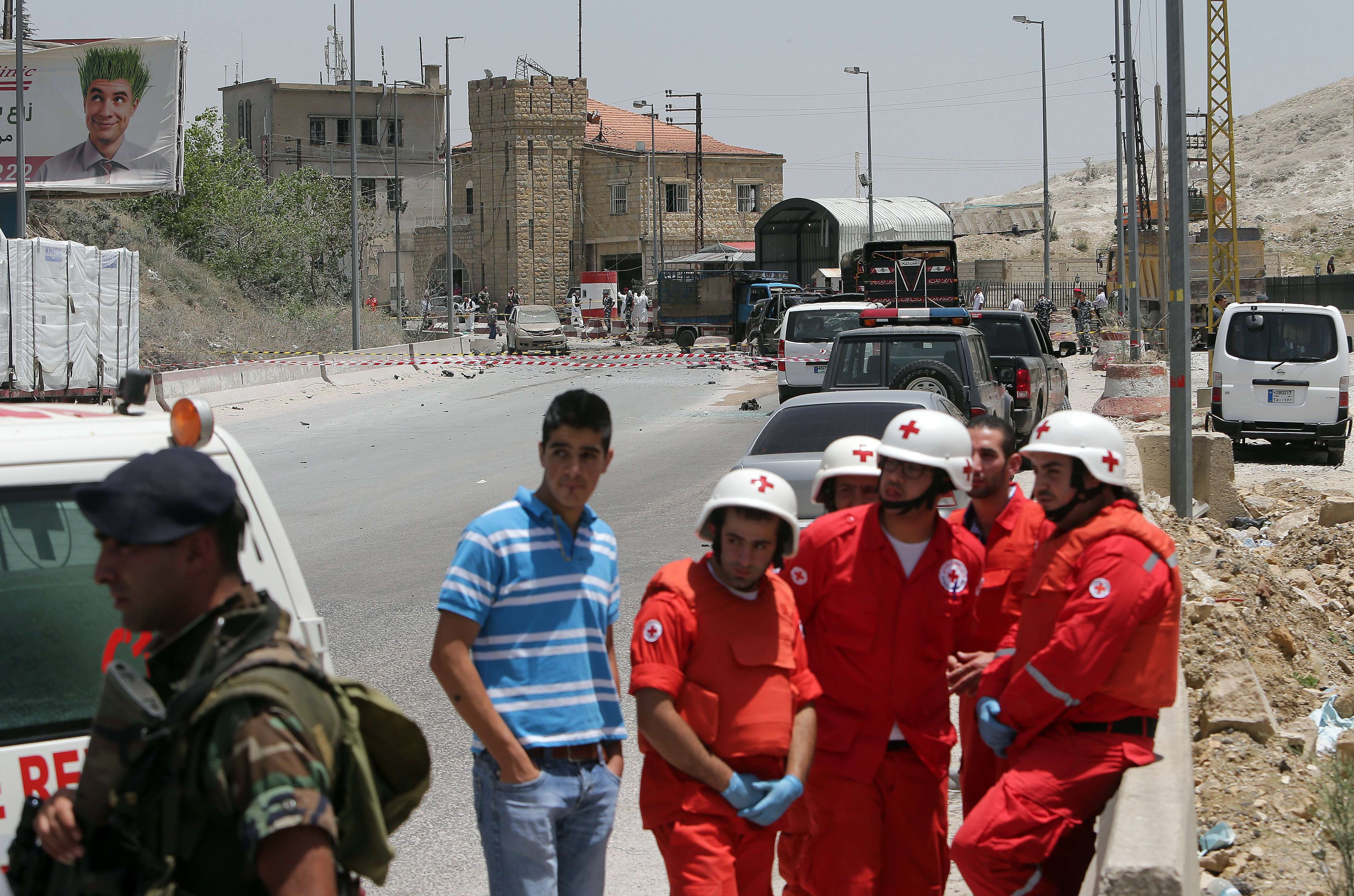 انفجار في ضهر البيدر في لبنان