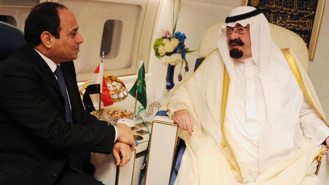 Sisi King Abdullah Saudi Arabia (Reuters)