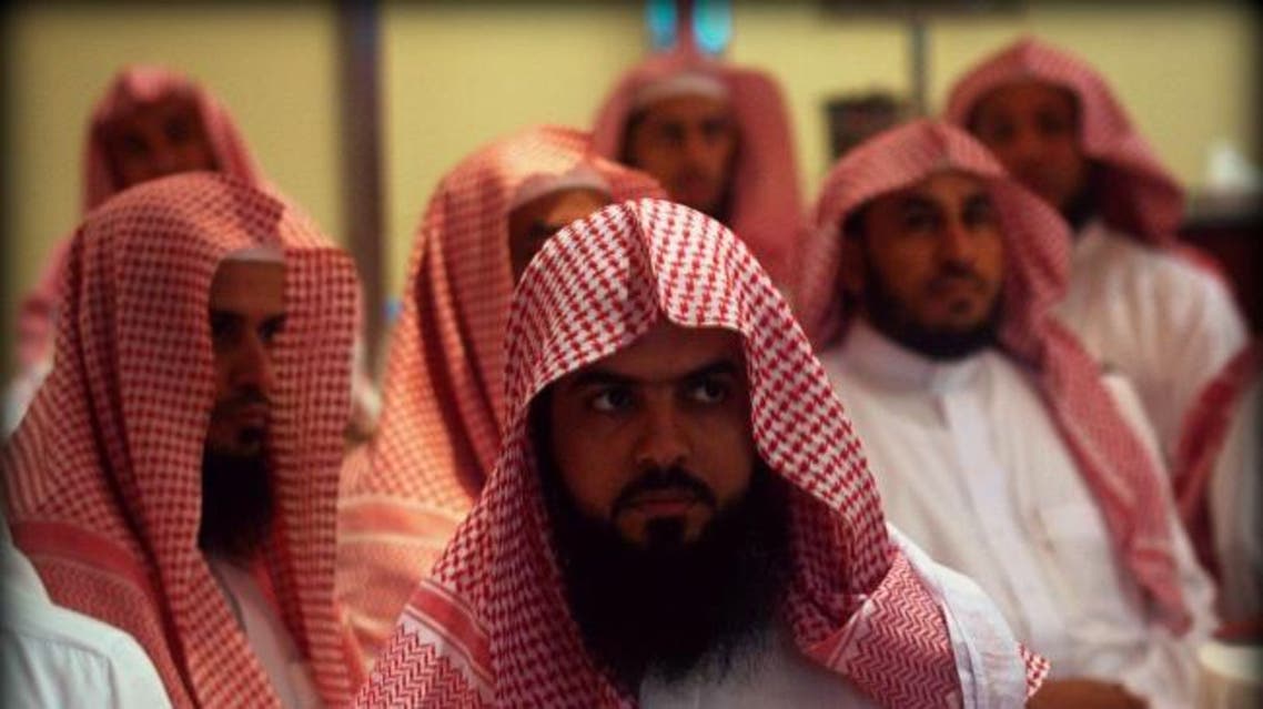 Saudi members of the Committee for the Promotion of Virtue and Prevention of Vice, or religious police, attend a training course in Riyadh (Photo: Reuters)