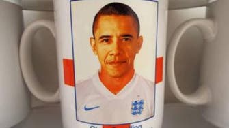 Game changer: Obama mistaken for England player on World Cup mugs