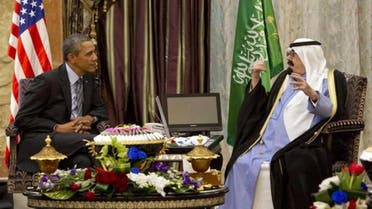 الملك عبد الله السعودي وأوباما