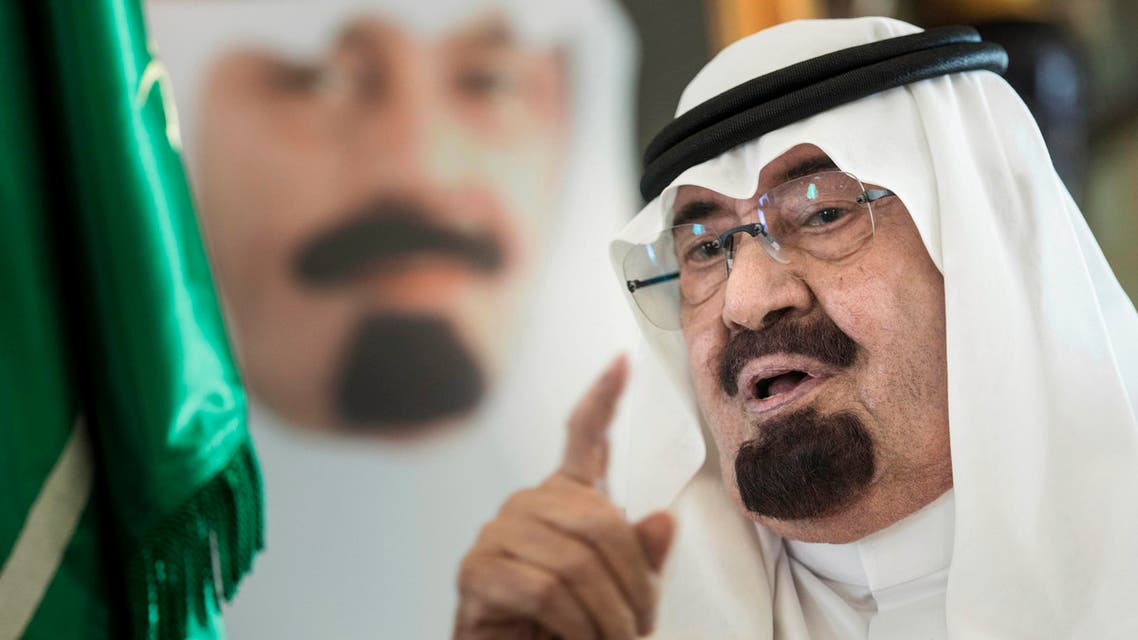 Saudi King Abdullah bin Abdulaziz al-Saud speaks before a meeting with U.S. Secretary of State John Kerry (not pictured) in Jeddah June 27, 2014. (Reuters)