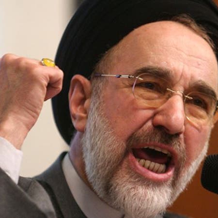  خاتمي يحذر من سقوط نظام إيران إذا فشل المشروع الإصلاحي