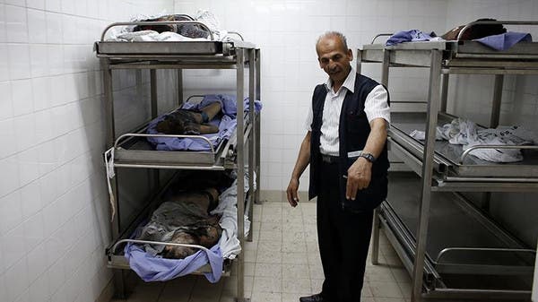 جثث فلسطينيين في مشفى غزة