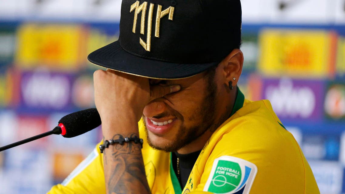 neymar crying reuters