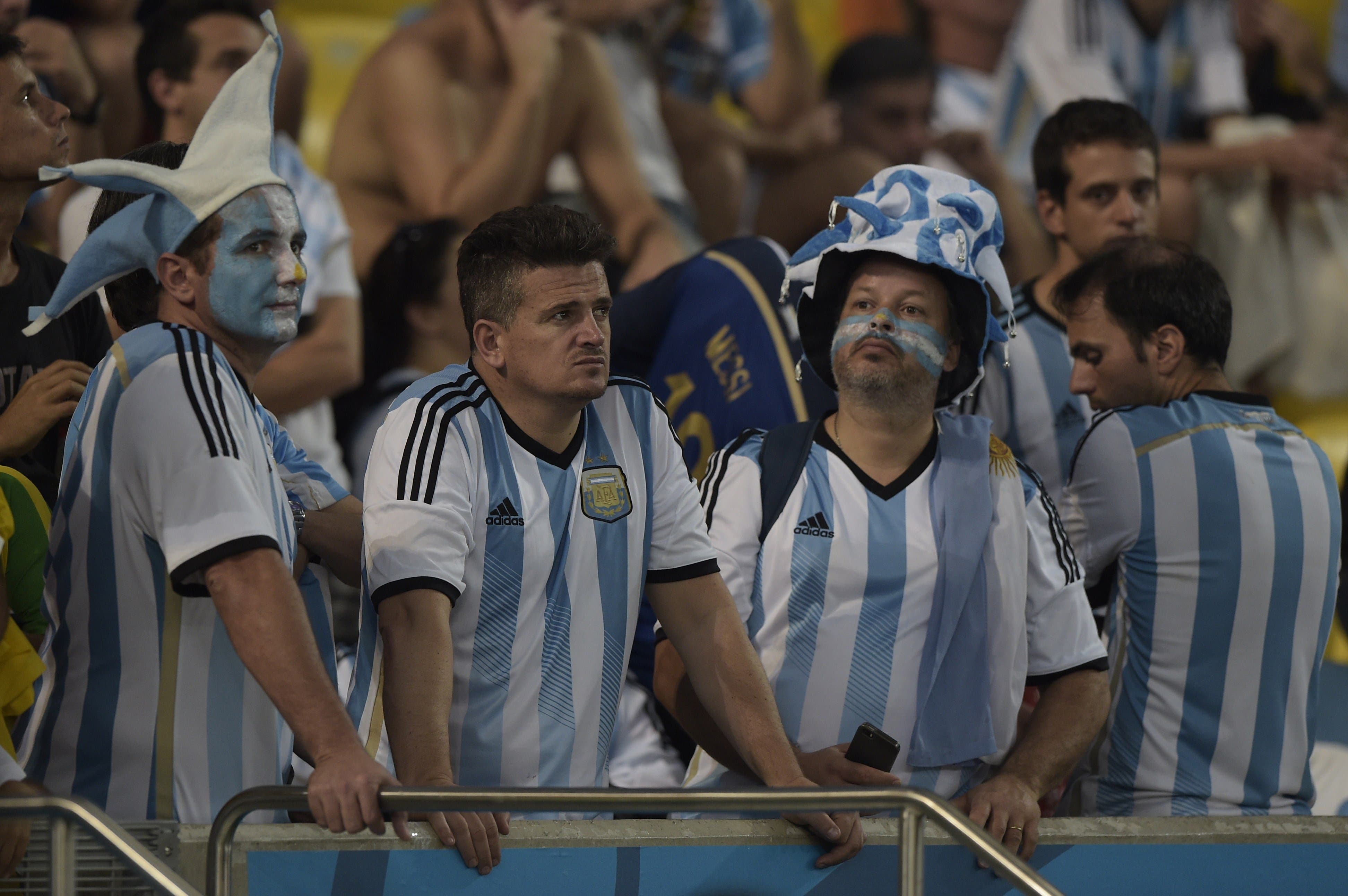 Argentinian fans AFP
