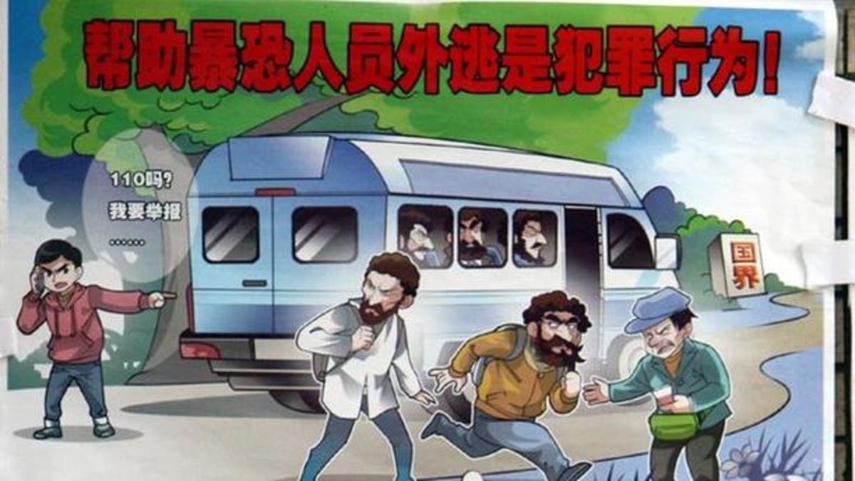 Beware bearded terrorists,' Chinese posters warn | Al Arabiya English