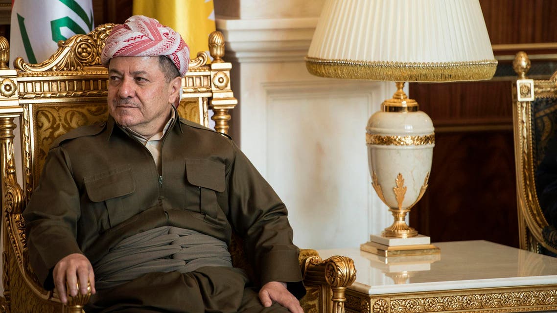 رئيس إقليم كردستان مسعود بارزاني