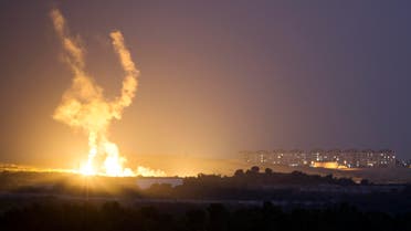 An Israeli rocket is fired into the northern Gaza Strip July 17, 2014. Reuters